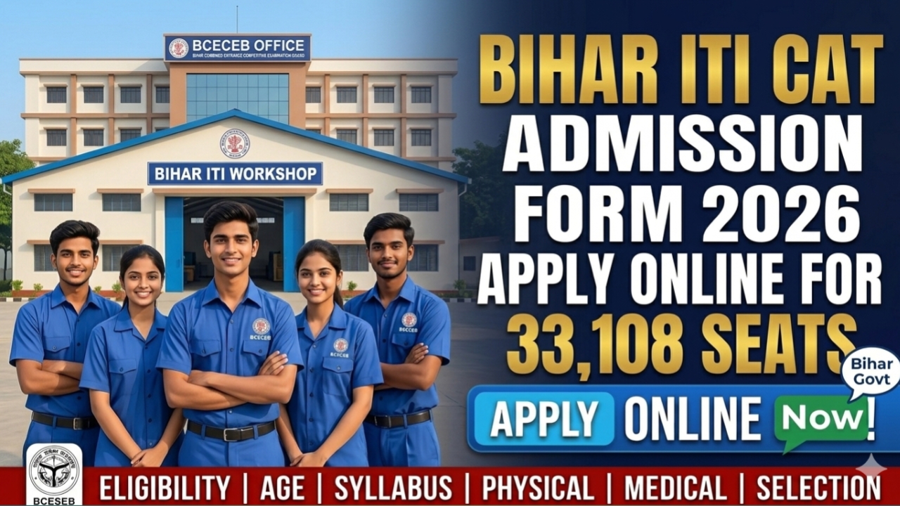 Bihar ITI CAT Admission Form 2026