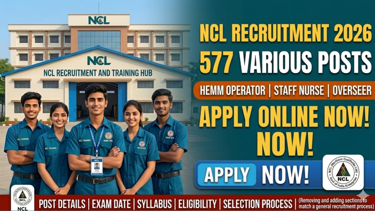 NCL Various Post Recruitment 2026