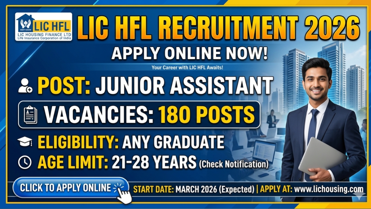 LIC HFL Junior Assistant Recruitment 2026