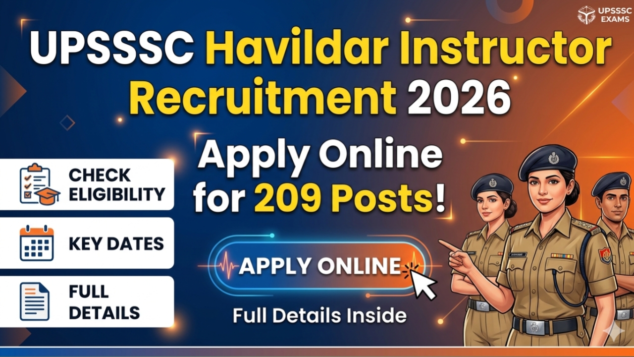UPSSSC Havildar Instructor Recruitment 2026