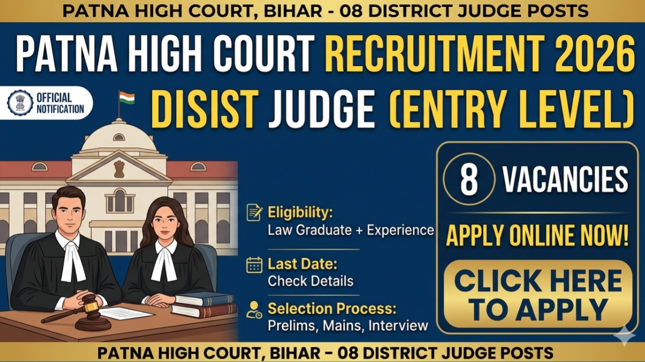 Patna High Court Judge Recruitment 2026