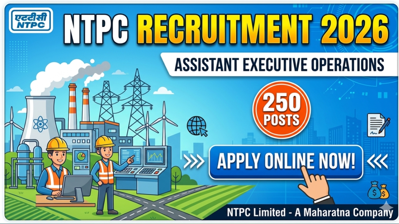 NTPC Assistant Executive Operations Recruitment 2026