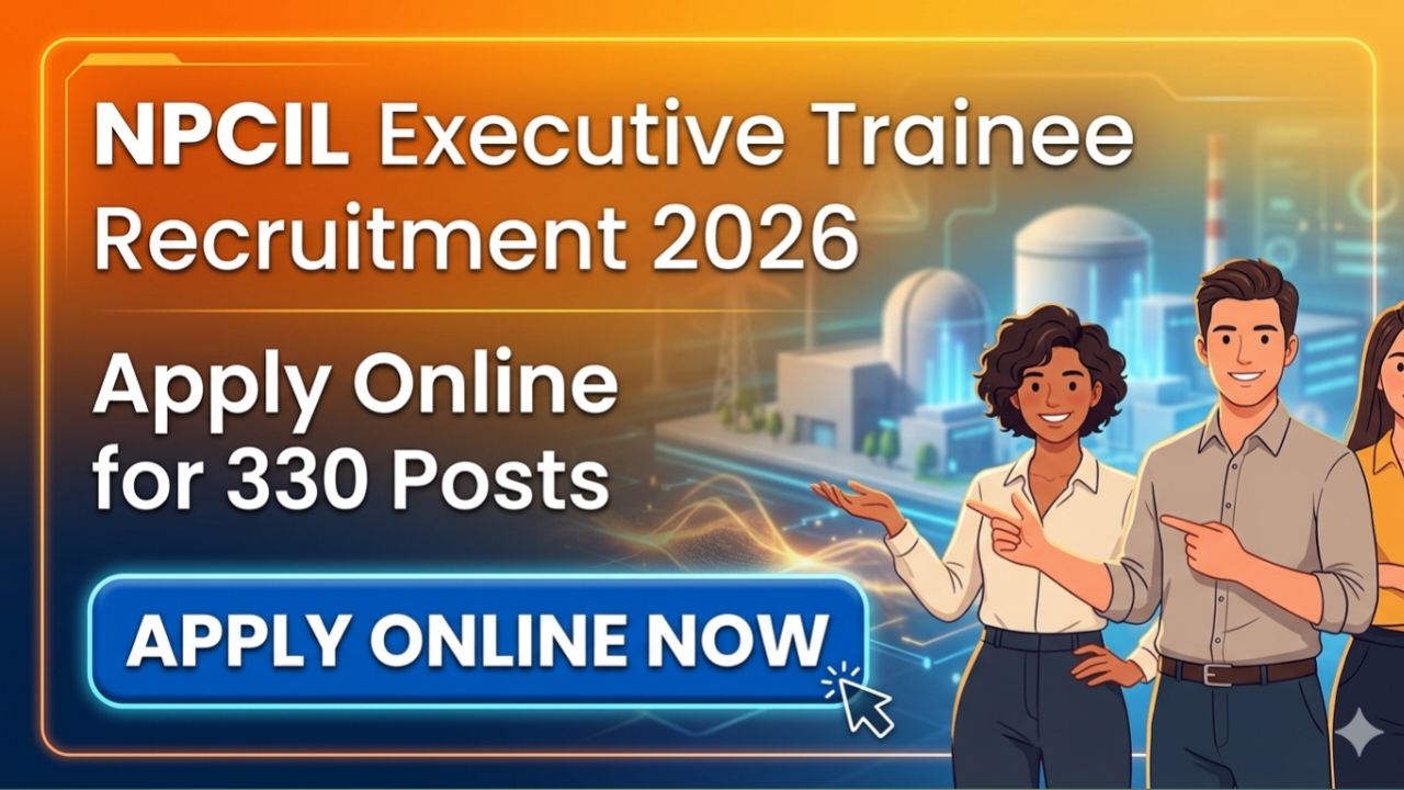 NPCIL Executive Trainee Recruitment 2026